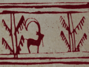 Pre-historic animated ibex